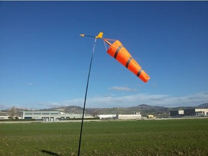 segnavento spor ve açık hava aereo aeromodellismo anemometre aroplane uçan kanat manica vento meteostation yamaç paraşütü paramotor parapendio ppg di çok hafif volo rüzgar 3d print model - Mito3D