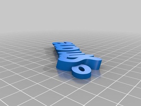 vale yeni Anahtarlık özelleştirilmiş iamburny benim v2 tsimone - adı 3d print model - Mito3D