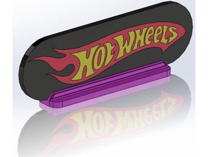 hotwheels logo 3 Farb Spielzeug & game Zubehör Farbe Multicolor - 3d print model - Mito3D