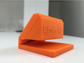 6 mm de espuma cortador bisel 45 Impresora 3d las piezas 3d print model - Mito3D