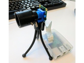 m12 pi camera v2 lentes de montura trípode tornillo La impresión en 3d 3d print model - Mito3D