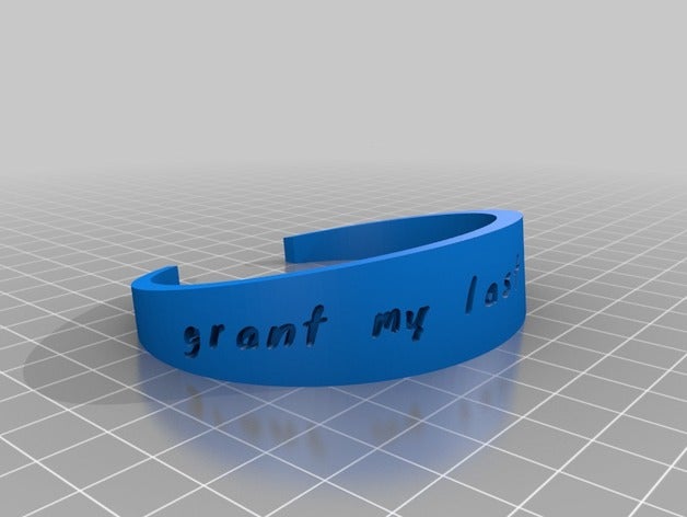 my customized bracelet bracelets 3D print model - Mito3D