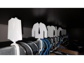 armadio separatore organizzazione hook guardaroba 3d print model - Mito3D