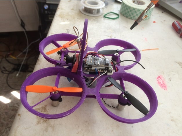 qx90 mini çığlık v2 quad r c araçlar microquad küçük bir 3D print model - Mito3D