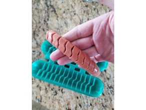 hot-dog spirale de la fraise cuisine et salle à manger cuisson cutter chien grill en wiener 3d print model - Mito3D