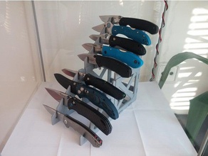 stacking extension knife display stand tool holders & boxes knives 3d print model - Mito3D