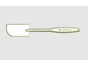 mr spatula household supplies 3d print model - Mito3D