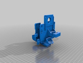 hot end mount - non pancake 118 inductive titan 3d printer parts customized 3d print model - Mito3D