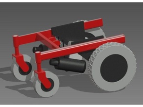 silla de ruedas eléctrica robot codificador montaje la robótica el ros 3d print model - Mito3D