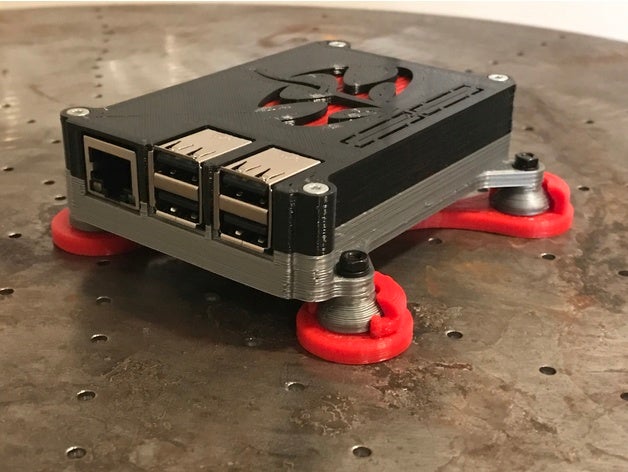 hitman 3 raspberry pi 2 vesa 75mm durumda elektronik ahududu raspberrypi b konut 3D print model - Mito3D