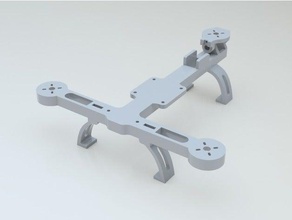 t185 r c vehicles tricopter 3d print model - Mito3D