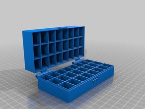 meine angepasste aufklappbaren box v2 - Organisation kundengebundene 3d print model - Mito3D