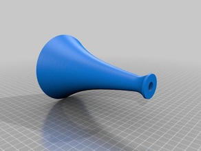 chifre coisa a música horn 3d print model - Mito3D