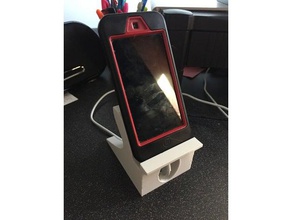 smartphone stand mobile phone 3d print model - Mito3D