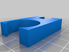 Brauseschlauch, Halter Haken Bad Schlauch Rohr Dusche 3d print model - Mito3D