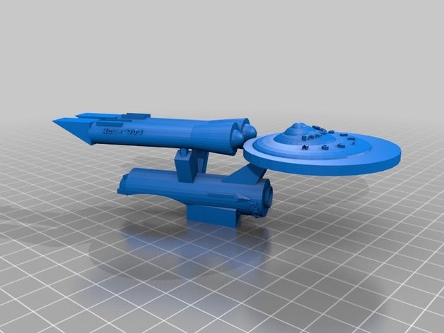 en la oscuridad uss enterprise ncc-1701 La impresión 3d 3D print model - Mito3D