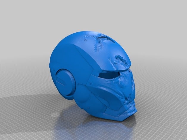 homem de ferro A impressão 3d 3D print model - Mito3D