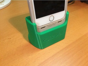 mophie stand - iphone 6 mobile phone 3d print model - Mito3D