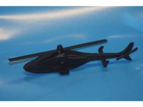 airwolf helicopter remixed into parts vehicles 3d print model - Mito3D