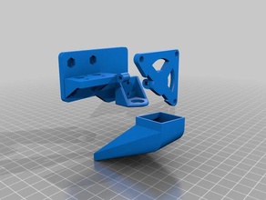 actualizado quimera v2 Impresora 3d de las piezas personalizado 3d print model - Mito3D