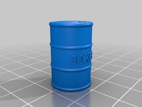joker de gaz à tambour jouets & jeux personnalisé 3d print model - Mito3D