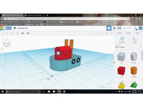 tug tekne oyuncak 3d baskı 3d print model - Mito3D