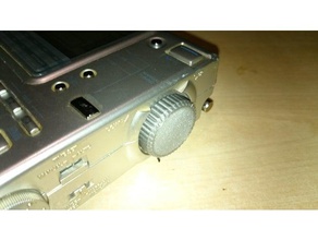 sangean ats909 cubierta de la batería + frecuencia marcación perilla pieza repuesto 3d print model - Mito3D