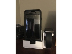 iphone 6 étui apple watch stand L'impression 3d l'iphone otterbox cas 3d print model - Mito3D