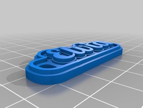 elvia keychains customized 3d print model - Mito3D