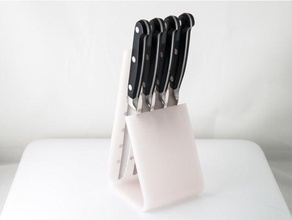 magnetic knife block kitchen & dining 3d print model - Mito3D