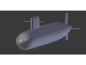 tipo-91 submarino codinome han veículos 3d print model - Mito3D