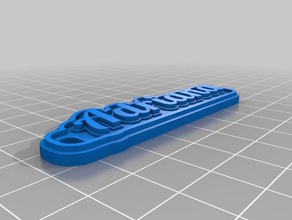 adriana Anahtarlık özelleştirilmiş 3d print model - Mito3D