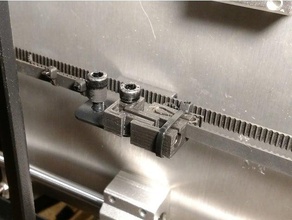 tenditore cinghia trimero utilizzando m3 bolt & controdado Stampante 3d parti letto la cintura heatbed wanhao duplicatore i3 asse y 3d print model - Mito3D