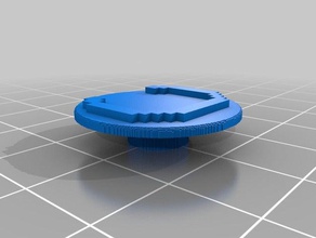 kanat kapağı taşıyan boş spinner 3d çizgi 3d print model - Mito3D