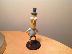 mr poopy butthole - rick morty toys & games meeseeks 3d print model - Mito3D