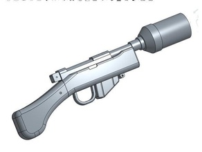 jawa de iones blaster el traje cosplay prop arma star wars 3d print model - Mito3D