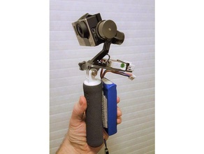 walkera g2d - gopro cerniera adattatore la fotocamera gimbal 3d print model - Mito3D