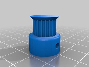 pulley gt2 20 teeth - 28byj-48 3d printer parts customized 3d print model - Mito3D