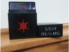 star realms-Karte-Feld Spielzeug & game Zubehör Brettspiel box - Karte card-Inhaber container realms tabletop 3d print model - Mito3D
