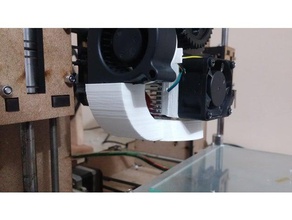 conducto de refrigeración Impresora 3d accesorios enfriador del ventilador imprimir refrigerador 3d print model - Mito3D