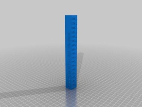 180x20mm heat tower 170-255 5-degree steps 3d printing tests customized 3d print model - Mito3D
