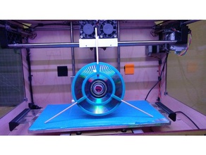 hub bub garip 2017 bilim Olimpiyatı mühendislik cd fin değiştirilebilir scioly sci oly test rüzgar gücü 3d print model - Mito3D