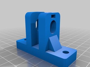 hictop 3dp11 ajustável y polia montagem Impressora 3d de peças 608zz tensor da correia gt2 cinto desvio y-polia 3d print model - Mito3D