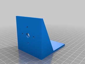 meine angepasste einfache motor-Halterung in der Robotik kundengebundene 3d print model - Mito3D