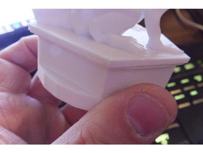 comune ridimensionabile base del piedistallo modelli 3d print model - Mito3D