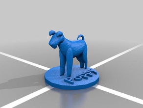 schnauzer miniture La impresión en 3d 3d print model - Mito3D