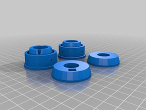 tube caps 3d printing 3d print model - Mito3D