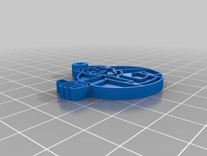 vault boy key fob keychains 3d print model - Mito3D