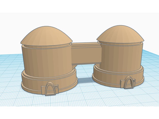 tatooine ikiz kule Köprüsü 013 ver x-wing paketle oyunlar 1 270 eisley kısa mos yıldız savaşlar x-wingtmg 3D print model - Mito3D