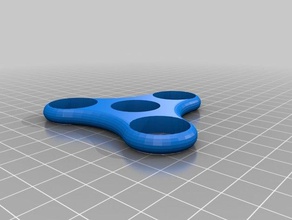 pas de poids tri-spinner corps - couleurs mono press-fit jouets mécaniques personnalisé 3d print model - Mito3D